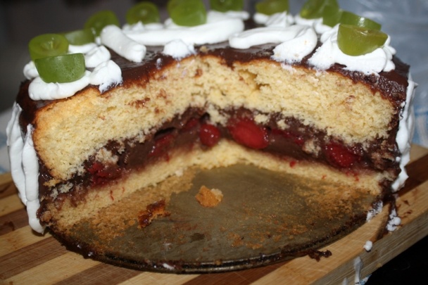 Najlepší tortový korpus - Čoko torta - obrázok 3