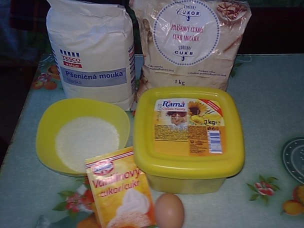 Kokosové rohlíčky (fotorecept) - obrázok 1