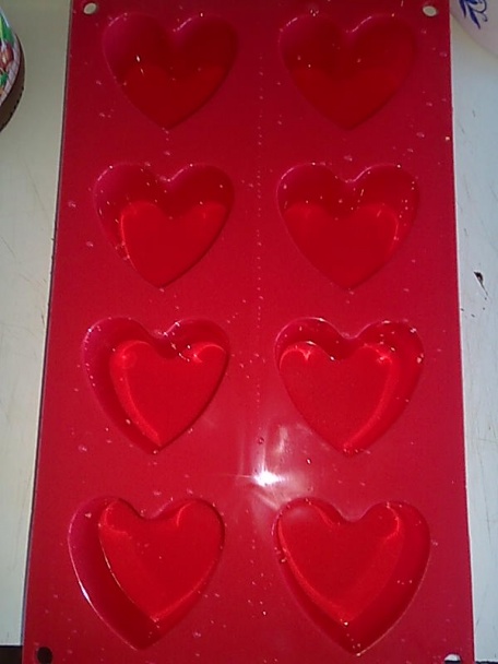 Pudingové srdiečká na Sv. Valentína (fotorecept) - obrázok 2