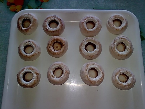 Vyprážané šampiňóny s prekvapením (fotorecept) - obrázok 1