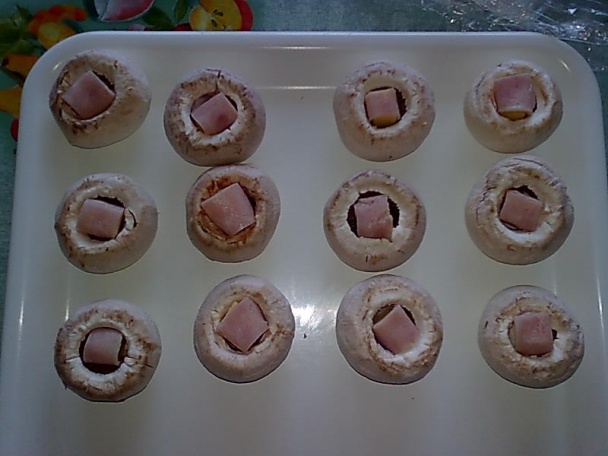 Vyprážané šampiňóny s prekvapením (fotorecept) - obrázok 4