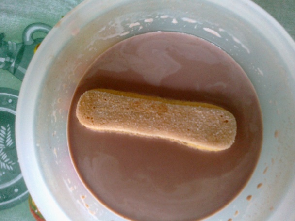 Čokomisu s broskyňami (fotorecept) - obrázok 2