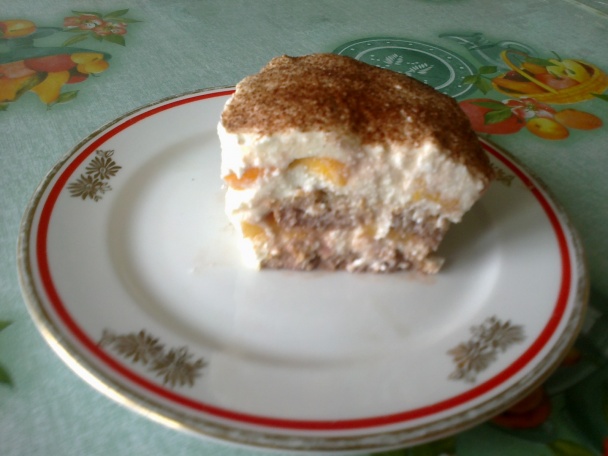 Čokomisu s broskyňami (fotorecept) - obrázok 9