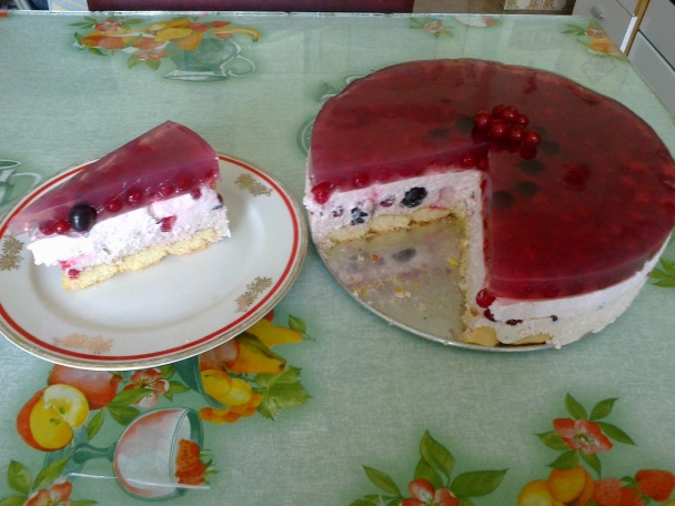 Tvarohová torta s ríbezľami (fotorecept) - obrázok 8