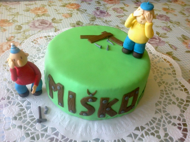 Torta s postavičkami Pat a Mat (fotorecept) - obrázok 10