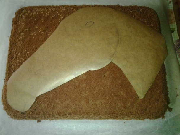 Torta hlava koňa (fotorecept) - obrázok 1