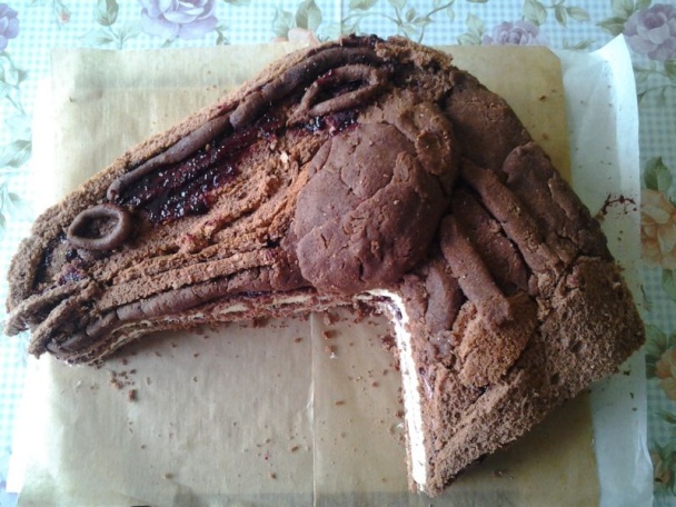 Torta hlava koňa (fotorecept) - obrázok 7
