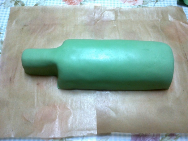 Torta fľaša v krabici (fotorecept) - obrázok 12