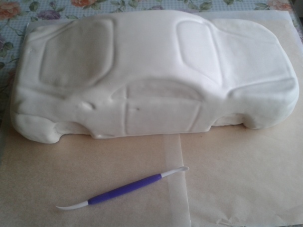 Torta športové auto (fotorecept) - obrázok 13