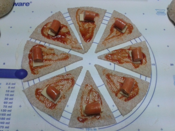 Celozrnné plnené rožky (fotorecept)  - obrázok 5