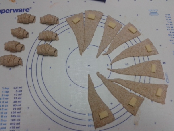 Celozrnné plnené rožky (fotorecept)  - obrázok 8