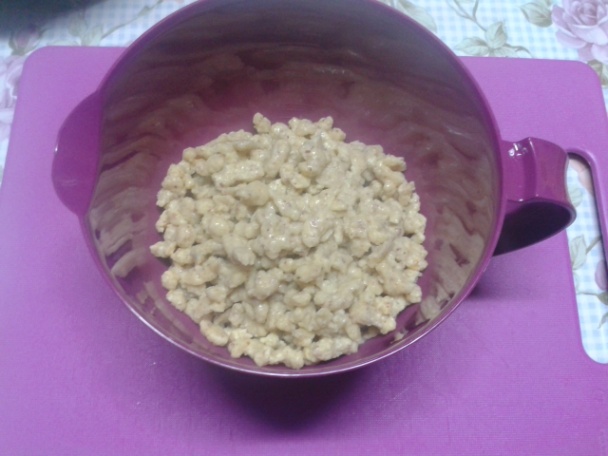 Lieskovo-orieškové halušky s jahodovým džemom (fotorecept) - obrázok 7