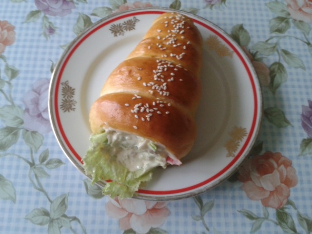 Chlebové kornútky plnené šalátom (fotorecept)  - obrázok 10