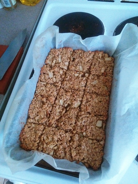 Jablkové flapjacks - obrázok 6