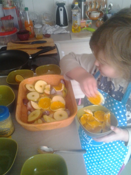 Kuracie stehná na pomarančoch - obrázok 3