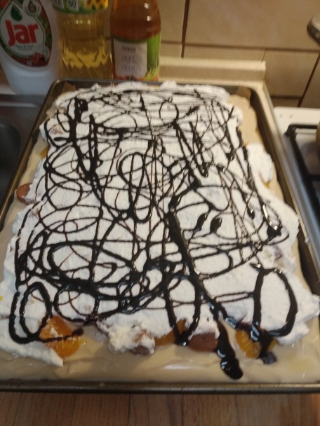 Karamelovo-kokosové rezy s ovocím (fotorecept) - obrázok 3