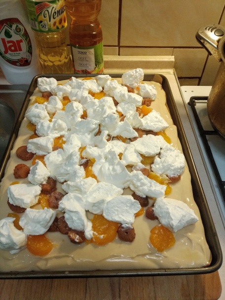 Karamelovo-kokosové rezy s ovocím (fotorecept) - obrázok 2