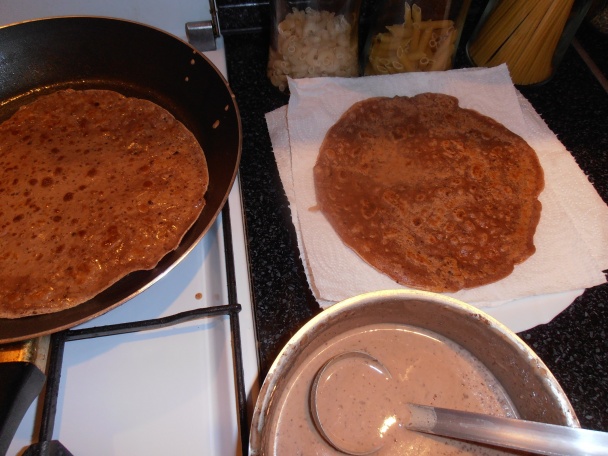 Kakaovo-čokoládové palacinky - obrázok 1