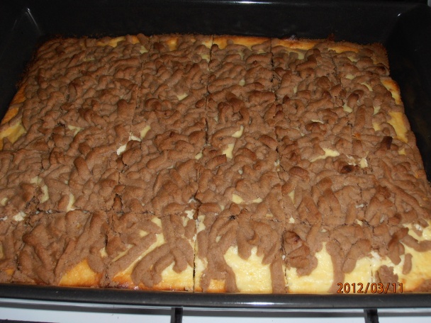 Strúhaný tvarohový koláč (fotorecept) - obrázok 4