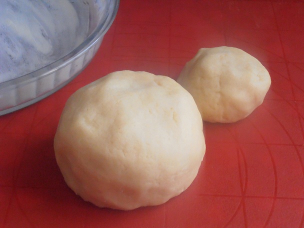 Krehký jablkovo-čučoriedkový koláčik - obrázok 1