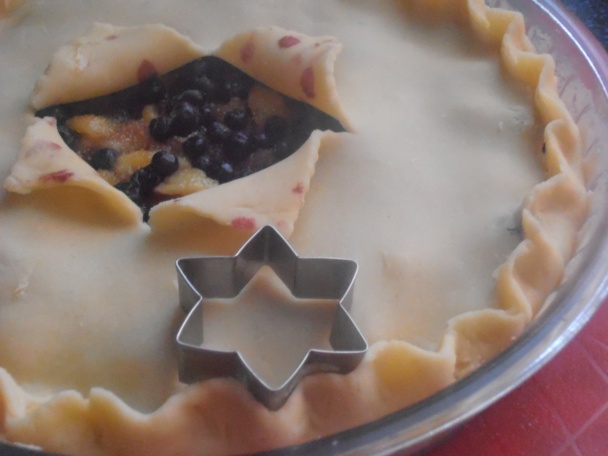 Krehký jablkovo-čučoriedkový koláčik - obrázok 4