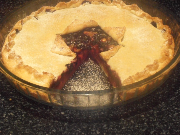 Krehký jablkovo-čučoriedkový koláčik - obrázok 5