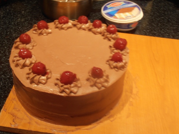 Čokoládovo-višňová torta (fotorecept) - obrázok 7