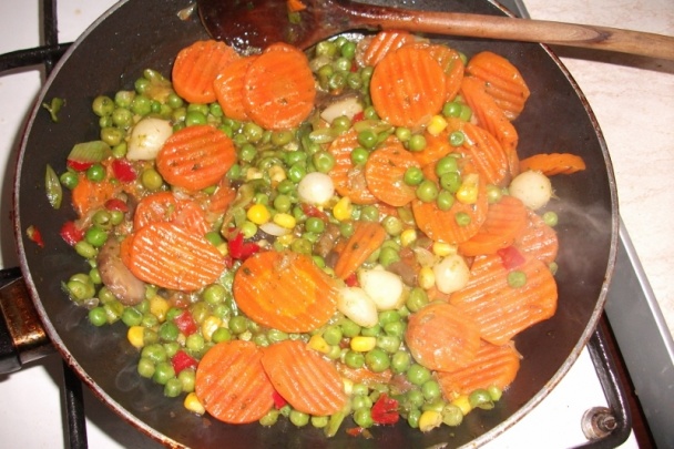 Chrumkavé kura zo zeleninou (fotorecept) - obrázok 8