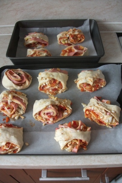 Pizzové slimáky (fotorecept) - obrázok 6