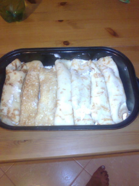 Zapečené tvarohové palacinky  - obrázok 4