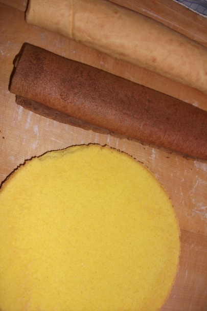 Pomarančová torta s dvoma druhmi krému (fotorecept) - obrázok 1