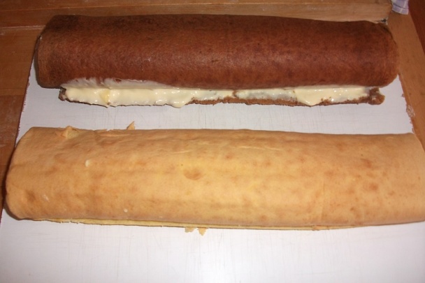 Pomarančová torta s dvoma druhmi krému (fotorecept) - obrázok 2