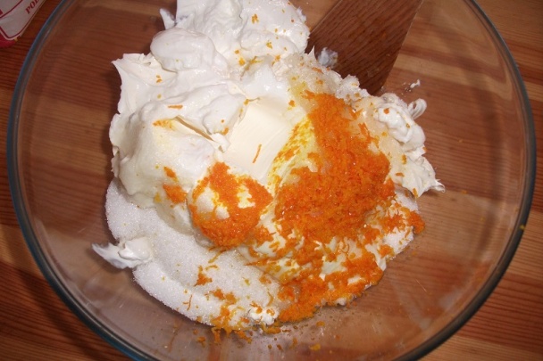 Pomarančová torta s dvoma druhmi krému (fotorecept) - obrázok 3