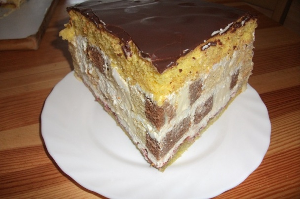 Pomarančová torta s dvoma druhmi krému (fotorecept) - obrázok 11