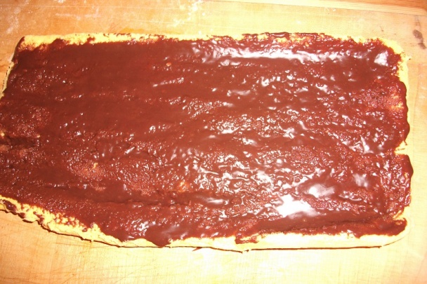Banánová roláda s Nutellou (fotorecept) - obrázok 1