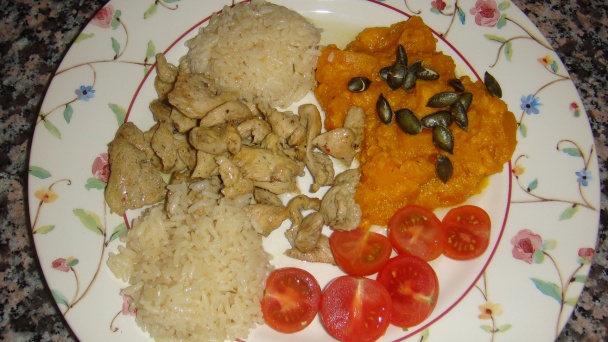 Maslová tekvica so sladkým zemiakom - obrázok 4