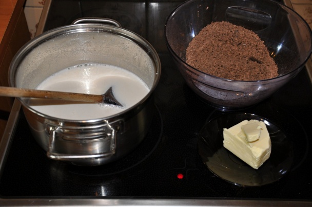 Čokoládovo-amaretový puding (fotorecept) - obrázok 3