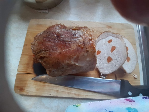 Pečené bravčové karé s cibuľovou omáčkou (fotorecept) - obrázok 4
