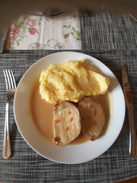 Pečené bravčové karé s cibuľovou omáčkou (fotorecept) - obrázok 5