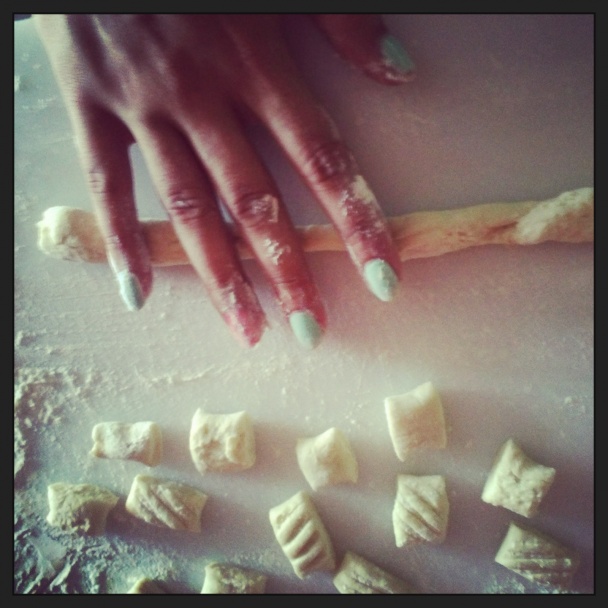 Ricottové gnocci s omáčkou z gorgonzoly a prosciutta - obrázok 2