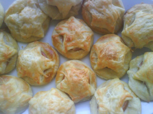 Klobáskové koláčiky - obrázok 2