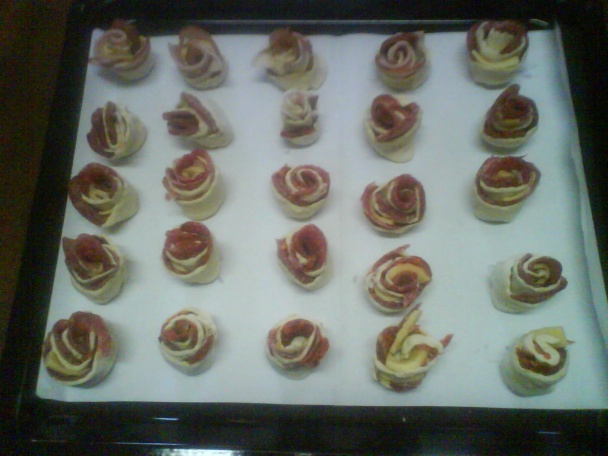 Salámové ružičky - obrázok 2