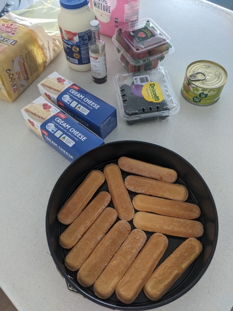 Piškótový cheesecake s ovocím (fotorecept) - obrázok 2