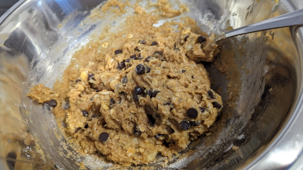 Arašidovo-čokoládové sušienky bez pridaného cukru - obrázok 2