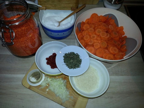 Červená šošovica s mätou  - obrázok 1