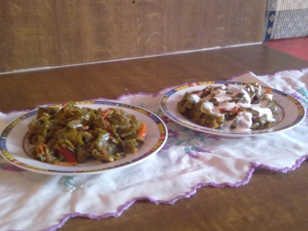 Dusená zelená fazuľka s cesnakovým jogurtom (fotorecept) - obrázok 6