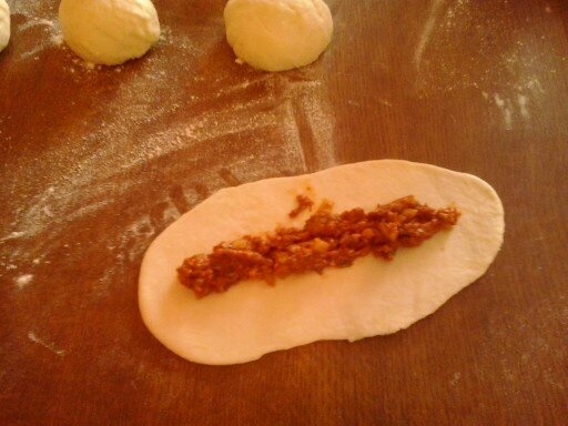 Turecké kysnuté slimáčiky s mäsovou plnkou (fotorecept) - obrázok 6