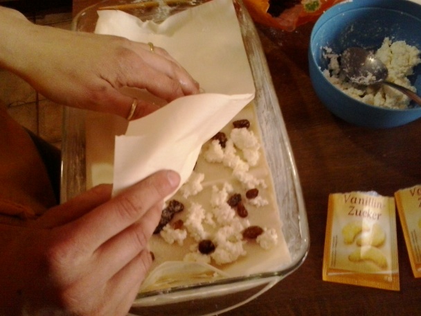 Tvarohové lasagne z palacinkovo-štrúdľového cesta (fotorecept) - obrázok 4