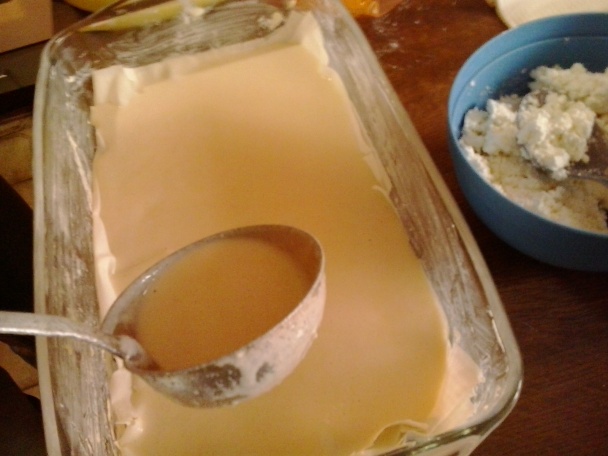 Tvarohové lasagne z palacinkovo-štrúdľového cesta (fotorecept) - obrázok 5