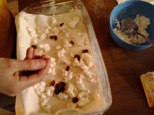 Tvarohové lasagne z palacinkovo-štrúdľového cesta (fotorecept) - obrázok 6